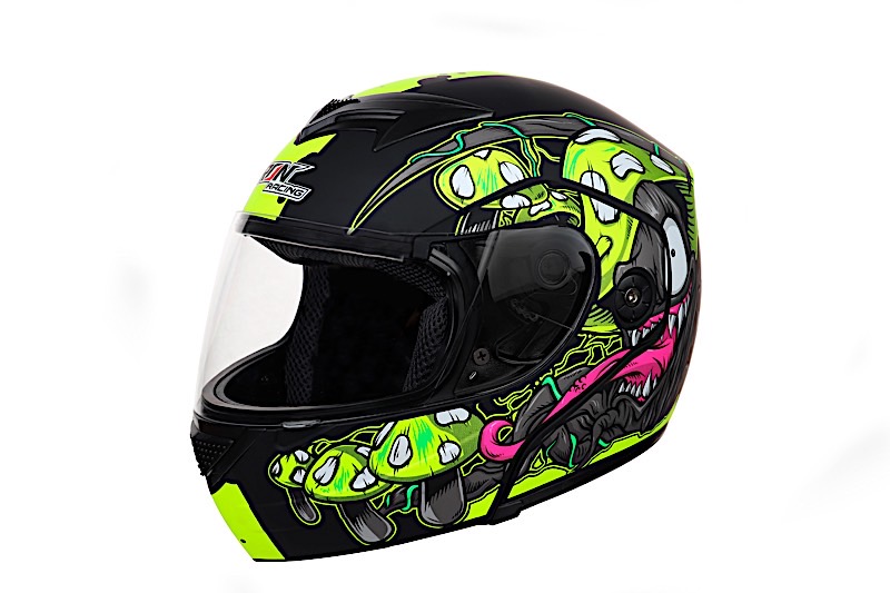 CASCO ABATIBLE IR108 DOT NEON-VERDE DIABLO L