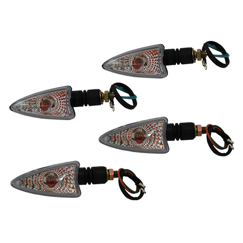 LUZ DIRECCIONAL DELANTERA IZQ/DER. DM150 ROJA/FT150TS JGO.