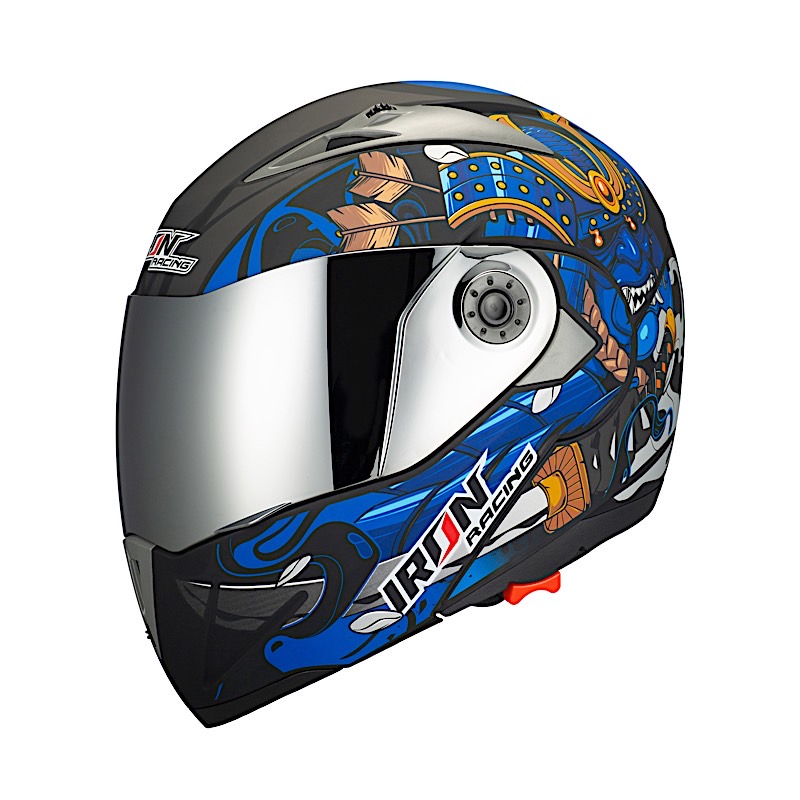 CASCO ABATIBLE DOBLE MICA DOT IMMORTAL AZUL M