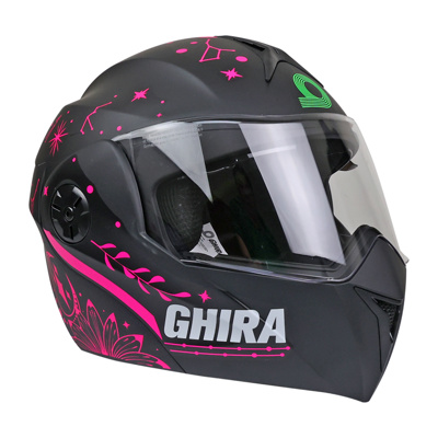 CASCO GHIRA GH1000 ROSA MATE NITE ABATIBLE SVS S