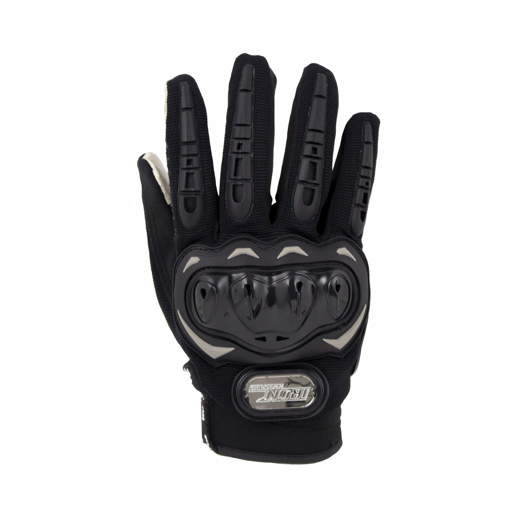 GUANTE P/MOTOCICLISTA TACTIL TOUCH PHOENIX NEGRO XXL