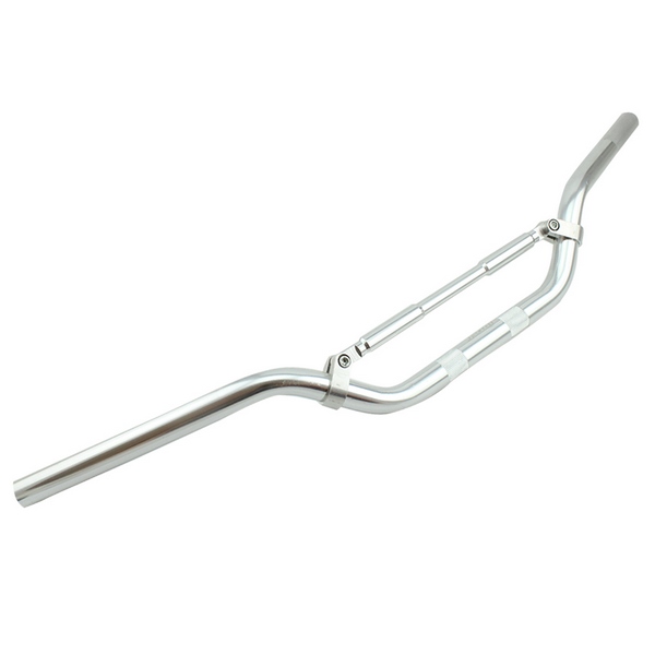 MANUBRIO ALUMINIO DEPORTIVO 3.5*85CM PLATA