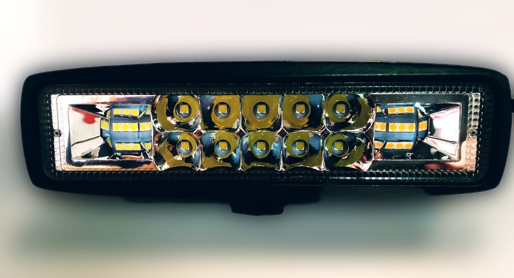 FARO BARRA 6" LUZ BLANCA,AMBAR / FIJA,ESTROBO