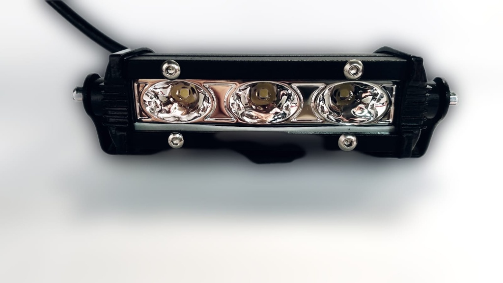 FARO MINI BARRA 3 LEDS LUZ BLANCA  FIJA