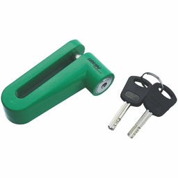 CANDADO ANTIRROBO PARA DISCO FRENO DE MOTOCICLETA IR-05 10MM NEON-VERDE
